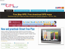 Tablet Screenshot of free-map-gps.com